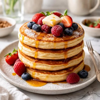 Image of Yeast Pancakes