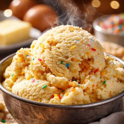 Image of Yellow Cake Batter Ice Cream