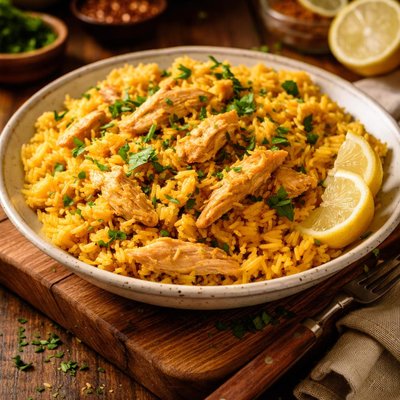 Image of Yellow Chicken and Rice