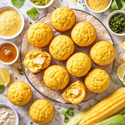 Image of Yellow Corn Muffins Gluten Free Like Jiffy Cornbread Mix