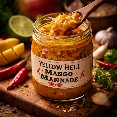 Image of Yellow Hell Mango Marinade
