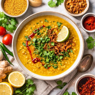 Image of Yellow Mung Dal Soup Dal Shorba
