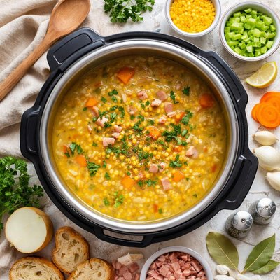 Image of Yellow Pea Soup Pressure Cooker