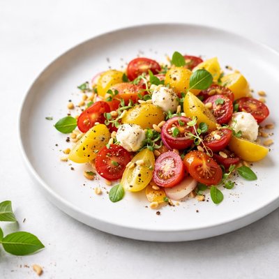 Image of Yellow Pear and Cherry Tomato Salad