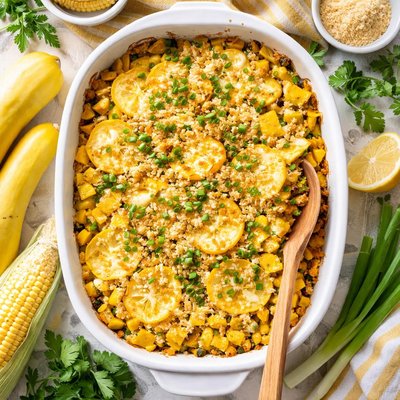 Image of Yellow Squash Corn Casserole