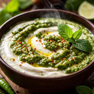 Image of Yoghurt and Mint Chutney