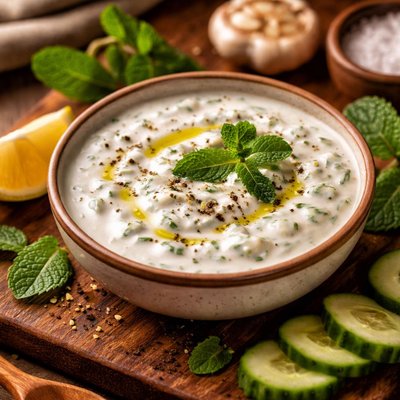 Image of Yoghurt and Mint Dressing