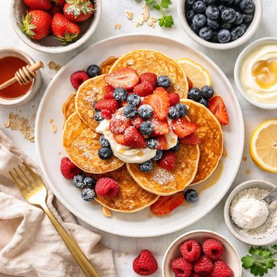 Image of Yoghurt Pancakes Gluten Free
