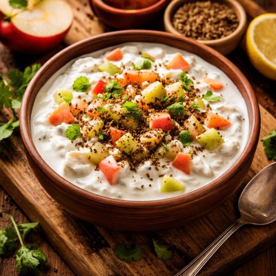 Image of Yogurt and Apple Raita