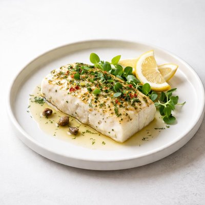 Image of Yogurt Baked Halibut
