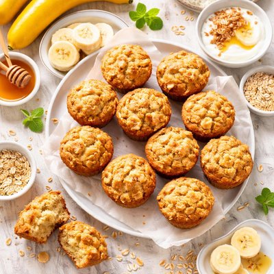 Image of Yogurt Banana Muffins