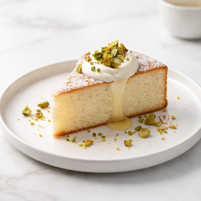 Image of Yogurt Cake with Pistachio Nuts