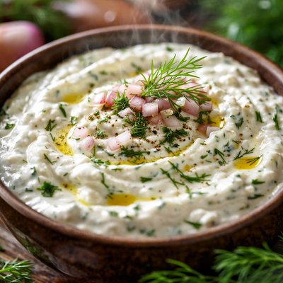 Image of Yogurt Dill Dip with Shallots