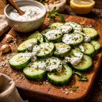 Image of Yogurt Dressing for Sliced Cucumbers