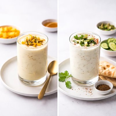 Image of Yogurt Lassi with Sweet or Savory Variations