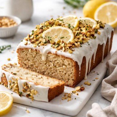 Image of Yogurt Lemon Nut Cake