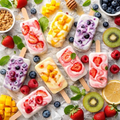 Image of Yogurt Popsicles