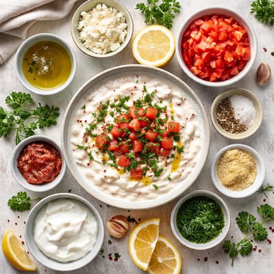 Image of Yogurt Tomato Sauce for Gyros