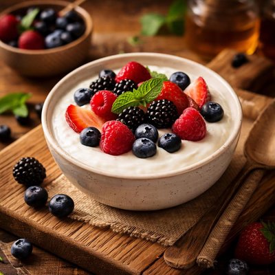 Image of Vegan Yogurt with Berries