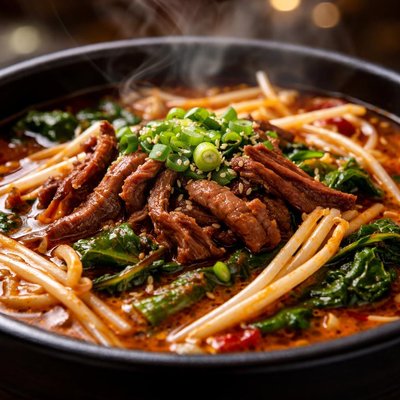 Image of Yook Gae Jang Korean Spicy Beef and Vegetable Soup