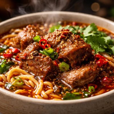 Image of Yu Xiang Pai Gu Mian Sichuan Noodle Pork Shoulder Soup