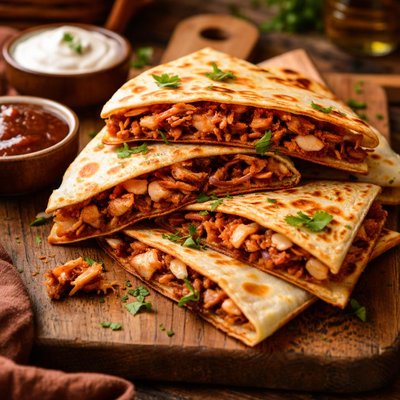 Image of Yum a Tasty Barbecue Chicken Quesadilla