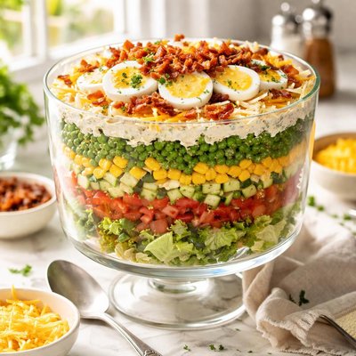 Image of Yummy 7 Layer Salad