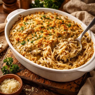 Image of Yummy and Comforting Chicken Tetrazzini