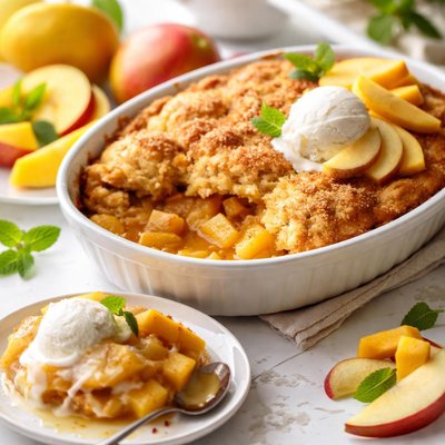 Image of Yummy Apple Mango Cobbler