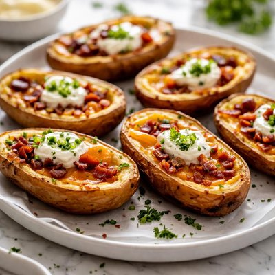 Image of Yummy Baked Potato Skins