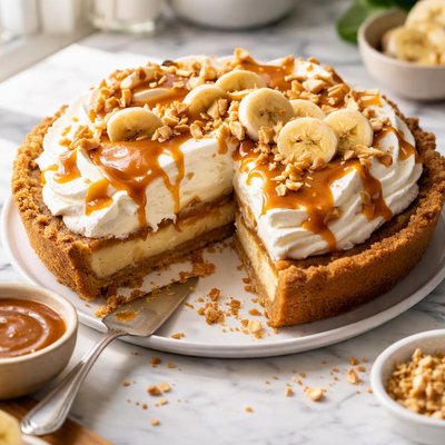 Image of Yummy Banana Caramel Pie
