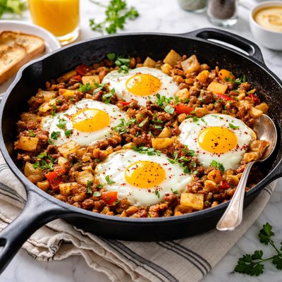 Image of Yummy Breakfast Skillet Food Network How Many Eggs