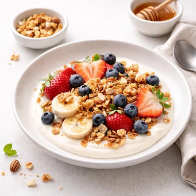 Image of Yummy Breakfast Yogurt with Oatmeal