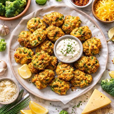 Image of Yummy Broccoli Cheddar Cheese Nuggets
