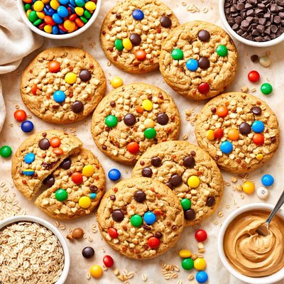 Image of Yummy Candy Monster Cookies