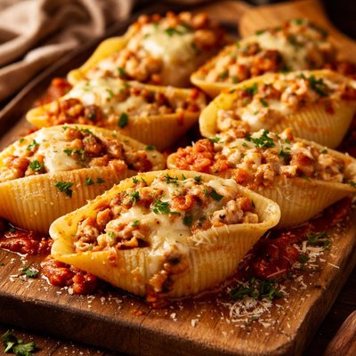 Image of Yummy Chicken Stuffed Shells