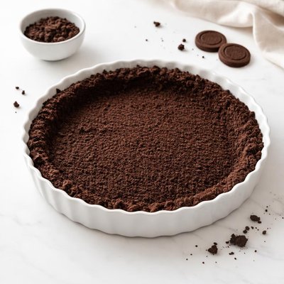 Image of Yummy Chocolate or Gingersnap Cookie Crumb Pie Crust
