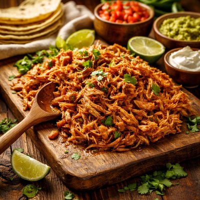 Image of Yummy Crock Pot Shredded Chicken for Tacos