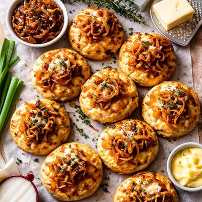 Image of Yummy French Onion Biscuits
