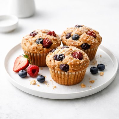 Image of Yummy Fruit Muffins