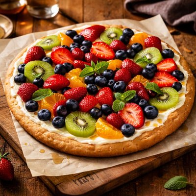 Image of Yummy Fruit Pizza