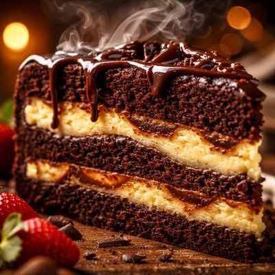 Image of Yummy Fudge Ribbon Cake