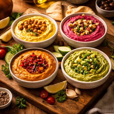 Image of Yummy Hummus with Variations