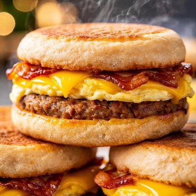 Image of Yummy Microwavable Breakfast Sandwiches