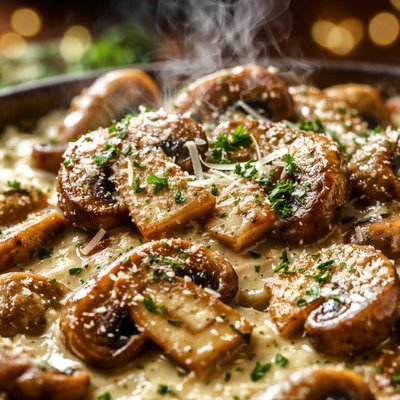 Image of Yummy Mushroom Parmesan