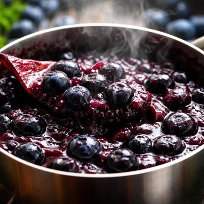 Image of Yummy N Easiest Warm Blueberry Sauce