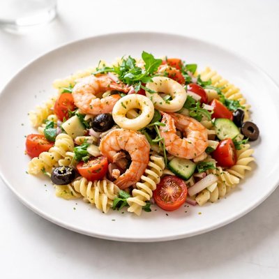 Image of Yummy Seafood Pasta Salad