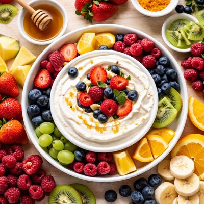 Image of Yummy Sour Cream Fruit Dip