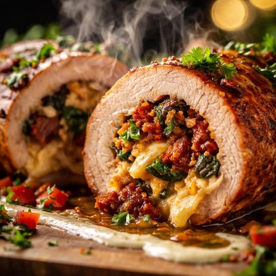 Image of Z Tejas Stuffed Pork Tenderloin