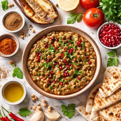 Image of Zahluk Tunesian and Moroccan Eggplant Puree Spread